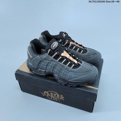 Nike Air Max 95 Dark Grey Black Orange Yellow EU 39-46 Running Shoe - Unisex (BS-62179)