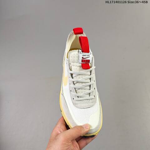 Nike Tom Sachs General Purpose Shoe White Light Grey Pale Yellow Red EU 36-45 Sneaker - Unisex (BS-63029)