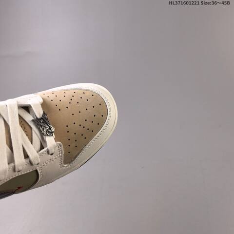 Nike SB Dunk Low CNY White Khaki Olive Dark Brown EU 36-45 Skate Shoe - Unisex (BS-62526)