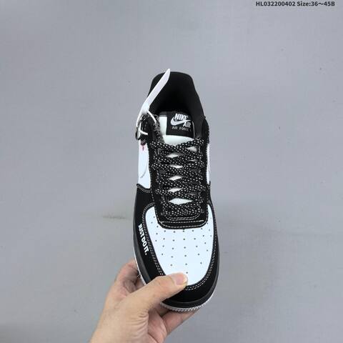 Nike Air Force 1 07 Low Supreme Black White Red Blue EU 36-45 Sneaker - Unisex (BS-60981)