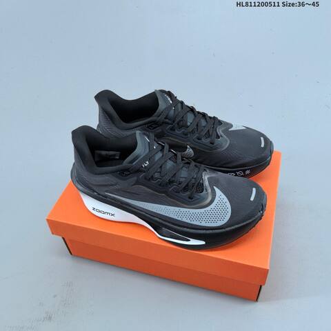 Nike Zoom Fly 6 White Black Grey EU 36-45 Running Shoe - Unisex (BS-60400)