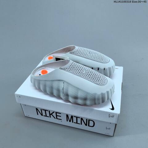 Nike Mind 001 Light Grey Silver EU 36-45 Slides - Unisex (BS-61265)
