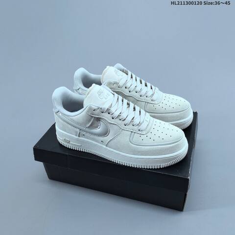 Nike Air Force 1 Low Burgundy Light Gray EU 36-45 Sneaker - Unisex (BS-61883)