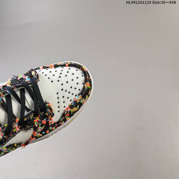 Nike SB Zoom Dunk Low white black multicolor yellow EU 36-45 skate shoe