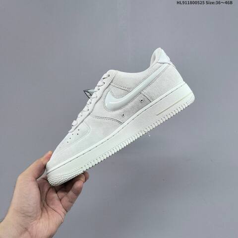Nike Air Force 1 07 HV4406-001 Light Grey Off White EU 36-46 Sneaker - Unisex (BS-60132)