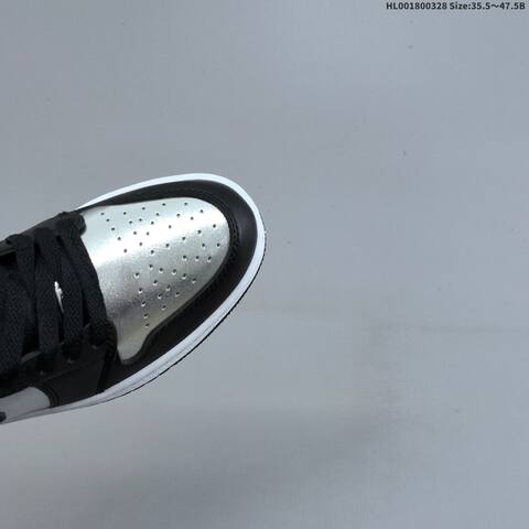 Air Jordan 1 Low Silver Toe AIR JORDAN 1 Aj1 Lifestyle (BS-66425)