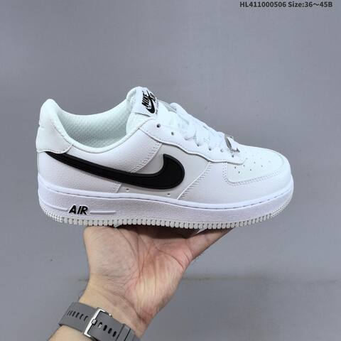 Nike Air Force 1 07 White Black Light Grey EU 36 45 Sneaker EU 36-45 - Unisex (BS-60476)