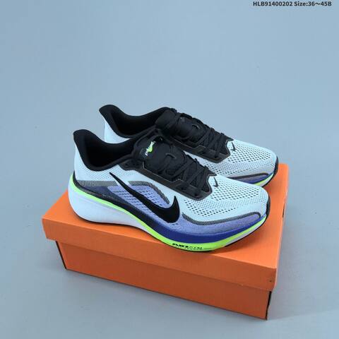 Nike Air Zoom Pegasus 42 Flyknit White Black Pink Blue Green EU 36-45 Running Shoe - Unisex (BS-61578)