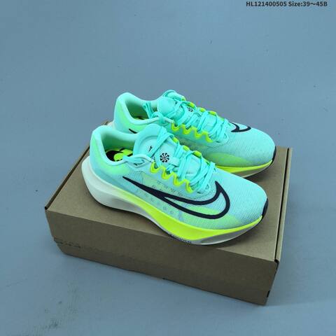 Nike Zoom Fly 5 White Neon Green Black EU 39-45 Running Shoe - Unisex (BS-60506)