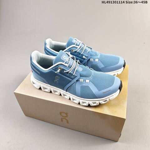 On Cloud 6 Navy White And Black EU 36-45 Running Shoe Running Sneakers - Unisex (BS-69820)
