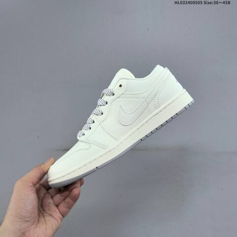 Nike Air Jordan 1 Low Off White Light Grey EU 36-45 Sneaker - Unisex (BS-60510)