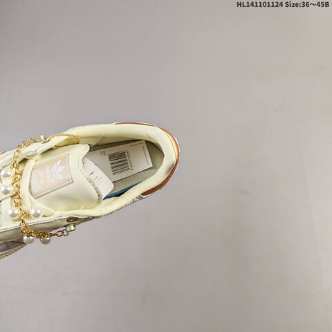 Adidas Samba Vegan OG SPD JR0035 Cream White Silver Rose Gold EU 36-45 Skate Shoe - Unisex (BS-65498)