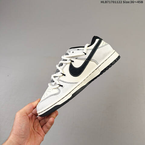 Nike SB Dunk Low Off White Black Red EU 36-45 Skate Shoe - Unisex (BS-63276)