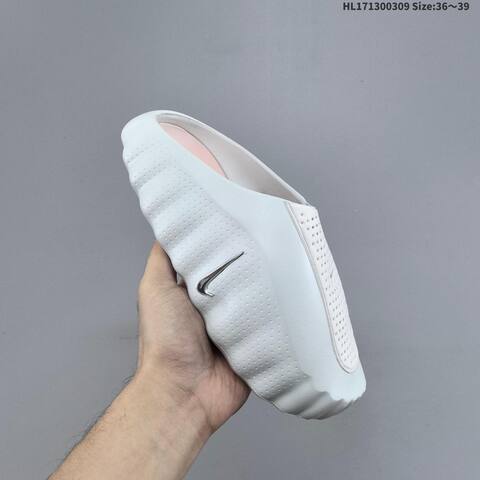Nike Mind 001 Recovery Slide Light White Light Pink Silver EU 36-39 Slides - Women's (BS-61402)
