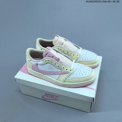 Travis Scott x Air Jordan 1 Low AIR JORDAN 1 Aj1 Lifestyle (BS-66385)