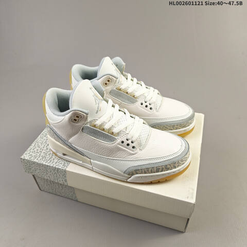 Air Jordan 3 Retro Craft Ivory AIR JORDAN 3 Aj3 Lifestyle (BS-67743)