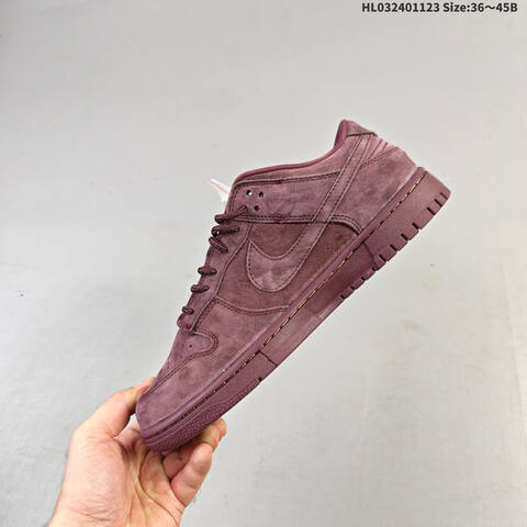 Nike SB Dunk Low Retro DIY Burgundy Cream EU 36-45 Skate Shoe - Unisex (BS-63219)