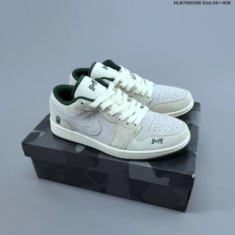 Nike Air Jordan 1 Low Lifestyle (BS-66618)