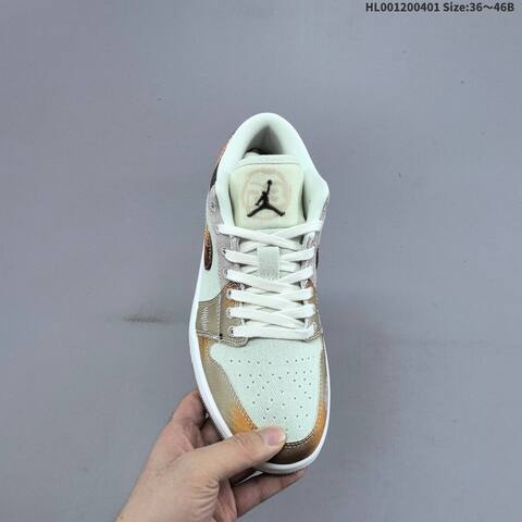 Air Jordan 1 Low SE Multi-Color Distressed AIR JORDAN 1 Aj1 1 Jo Lifestyle (BS-66371)