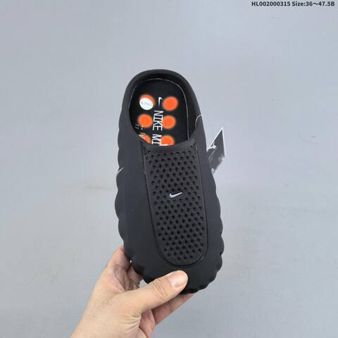 Nike Mind 001 Black Silver EU 36-47 5 Slides - Unisex (BS-61303)