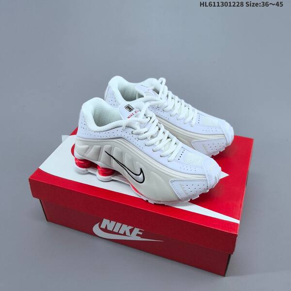 Nike Shox R4 light pink silver white red EU 36-45 running shoe