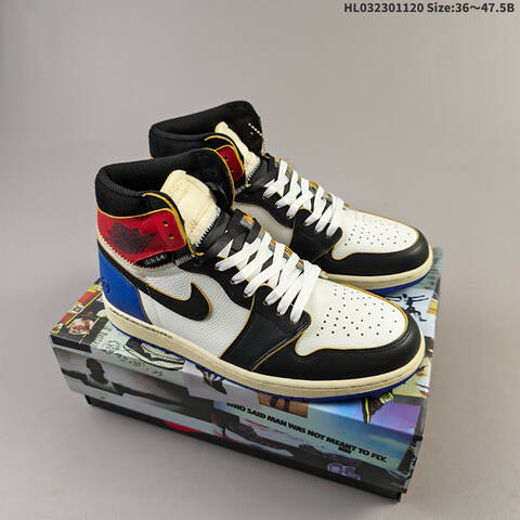 Union x Fragment Design x Air Jordan 1 Retro High OG AIR JORDAN 1 Aj1 Lifestyle (BS-67764)
