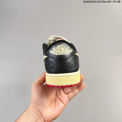 Nigel Sylvester x Air Jordan 1 Low OG Nitro Better With Time AIR JORDAN 1 Aj1 Lifestyle (BS-67805)