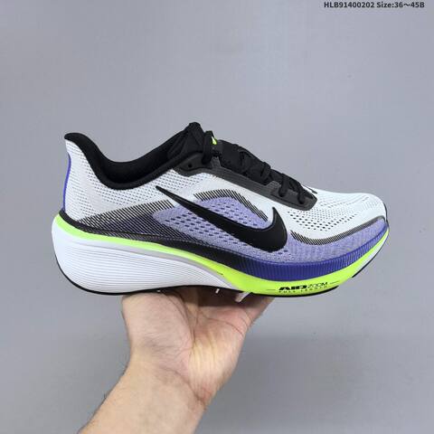 Nike Air Zoom Pegasus 42 Flyknit White Black Pink Blue Green EU 36-45 Running Shoe - Unisex (BS-61578)