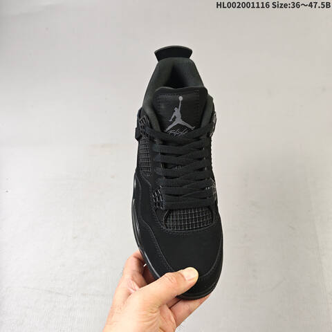 Air Jordan 4 Retro Black Cat AIR JORDAN 4 Aj4 Lifestyle (BS-67794)