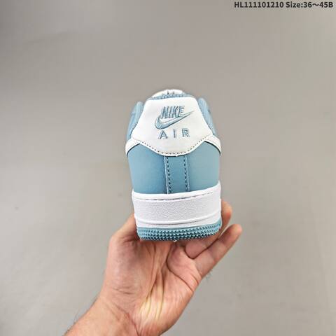 Nike Air Force 1 07 Light Blue White EU 36-45 Sneaker - Unisex (BS-62793)