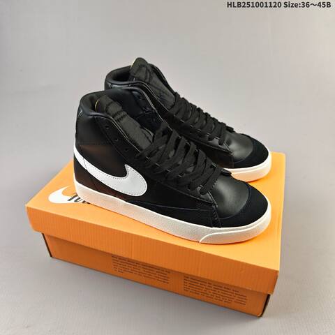Nike Blazer Mid 77 White Black Pink Sail EU 36-45 Skate Shoe - Unisex (BS-63380)