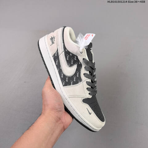 Nike Air Jordan 1 Low Supreme Lifestyle (BS-67436)