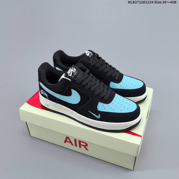 Nike Air Force 1 07 Low Khaki Black White Brown EU 36-45 sneaker