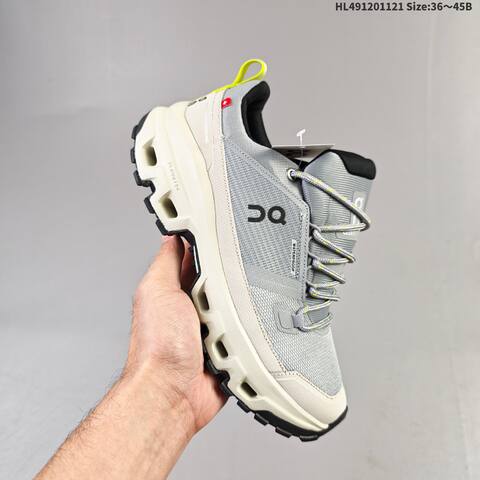 On Running Cloudrock Low Waterproof Grey Beige Black Neon Yellow EU 36-45 Trail Shoe Trail Running Sneakers - Unisex (BS-69794)