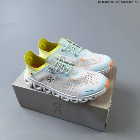 On Running Cloud 6 Coast White Black EU 36-45 Running Shoe Running Sneakers - Unisex (BS-69740)