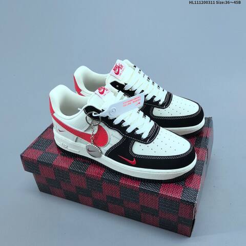 Nike Air Force 1 07 Off White Black Navy Blue EU 36 45 Sneaker EU 36-45 - Unisex (BS-61375)