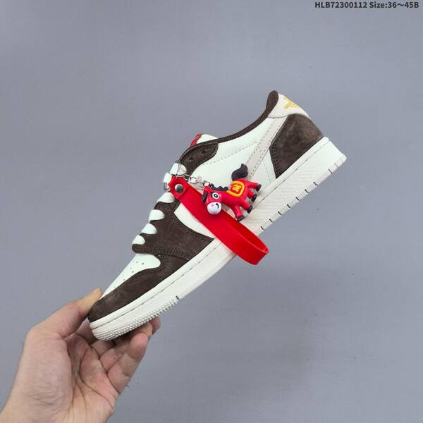 Jordan Air Jordan 1 Low x Travis Scott black yellow white and brown white EU 36-45 casual lifestyle