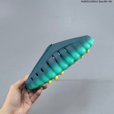 Nike Mind 001 Dark Teal Bright Green Silver EU 36-48 Slides - Unisex (BS-60411)