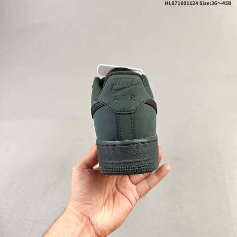 Nike Air Force 1 07 LV8 CJ9179-001 Dark Green Black EU 36-45 Sneaker - Unisex (BS-63118)