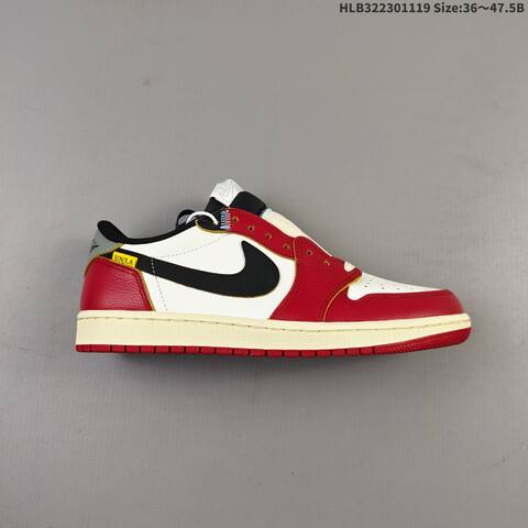Air Jordan 1 Low OG Black Muslin Varsity Red Replica AIR JORDAN 1 Aj1 Lifestyle (BS-67766)