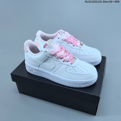 Nike Air Force 1 07 White Light Pink EU 36-45 Sneaker - Unisex (BS-62289)