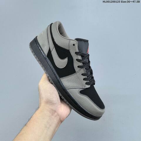 Air Jordan 1 Low Olive Grey AIR JORDAN 1 Aj1 1 Jordan Brand Lifestyle (BS-66841)