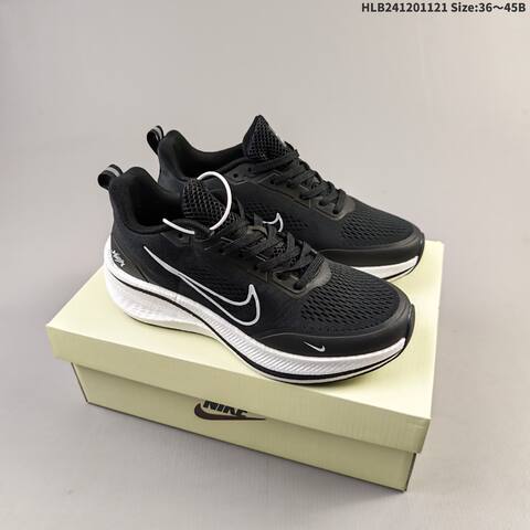 Nike Air Zoom Running Black White EU 36-45 Running Shoe - Unisex (BS-63346)