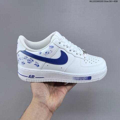 Nike Air Force 1 Low 07 White Blue EU 36-45 Sneaker - Unisex (BS-61530)