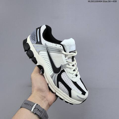 Nike Zoom Vomero 5 HQ1182 001 White Black Grey Sail EU 36-45 Running Shoe - Unisex (BS-60936)