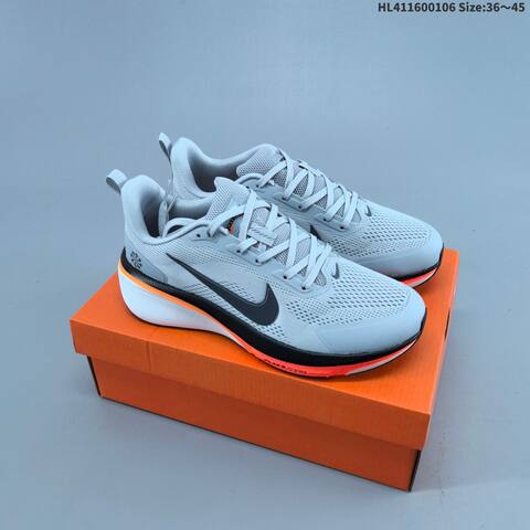 Nike Air Zoom Pegasus 42 Light Grey Black White EU 40-45 Running Shoe - Men's (BS-62205)