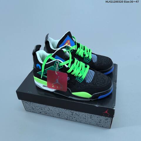 Air Jordan 4 Retro Black Cat AIR JORDAN 4 Aj4 Lifestyle (BS-66489)