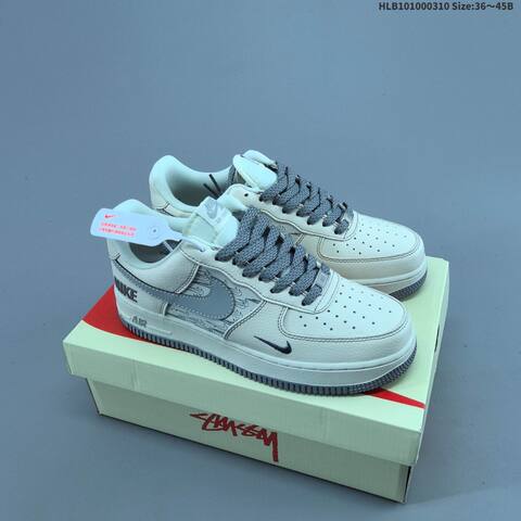 Nike Air Force 1 07 LV8 Off White Black Red EU 36 45 Sneaker EU 36-45 - Unisex (BS-61398)