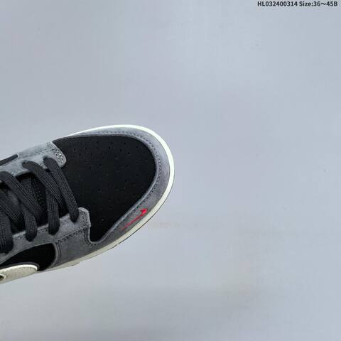 Nike SB Dunk Low Black Grey White Red EU 36-45 Skate Shoe - Unisex (BS-61313)