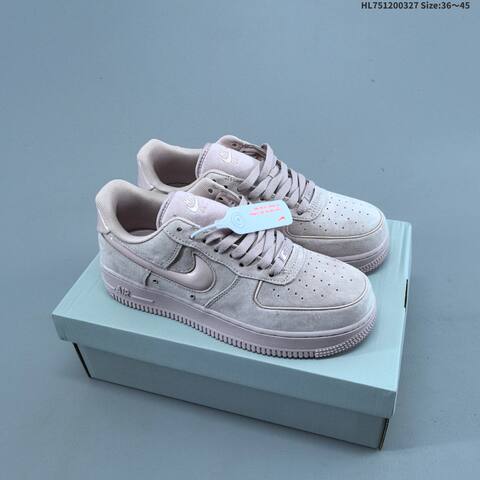 Nike Air Force 1 07 Low Mustard Yellow Dark Burgundy EU 36-45 Sneaker - Unisex (BS-61113)